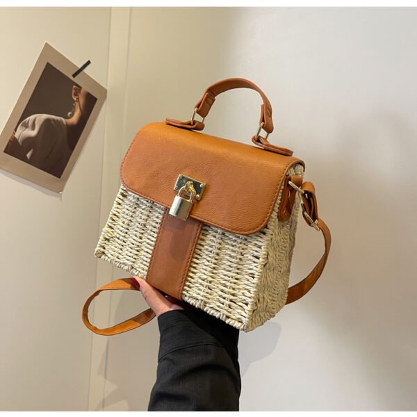 Design Fashionable Ladie's Crossbody Bag Straw Handbags for Women - Image 3