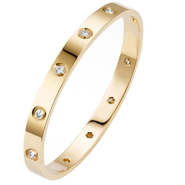 Gold Bracelets for Women Friendship Love Bangle Bracelets Stainless Steel Bracelet Jewelry Birthday Gifts for Women