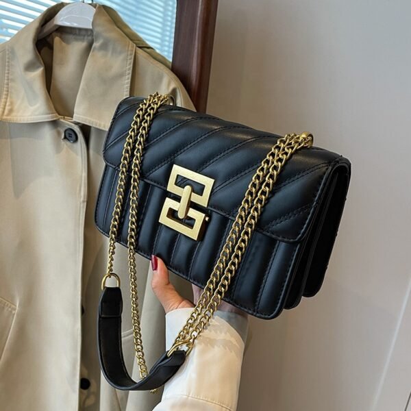 2025 Fashion Hot Designer Bags Solid PU Leather Bags Hand Made Ladies Key Chain Purse Small Flap Hand Bags for Women New Styles